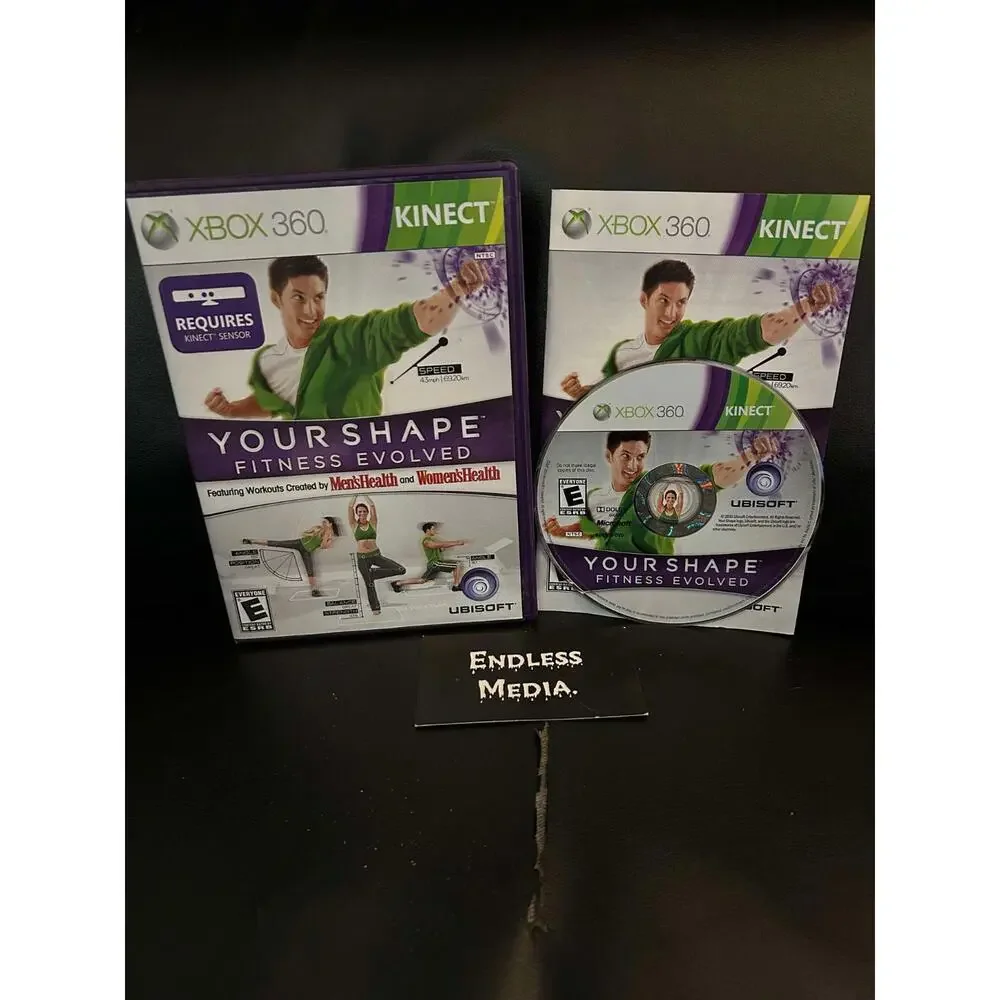 Your Shape: Fitness Evolved Microsoft Xbox 360 CIB Video Game
